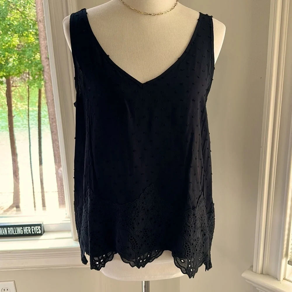 WT Everleigh Lace Camisole, Black, Medium